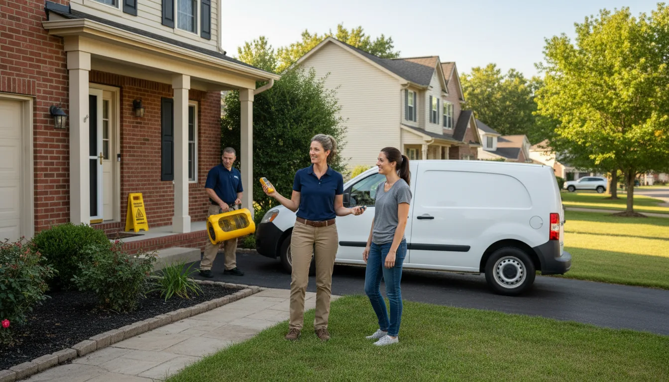 Water restoration image for Water Damage & Restoration Services in Franklin, MI